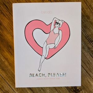 ban.do Heart Shaped Pool Float - Pink